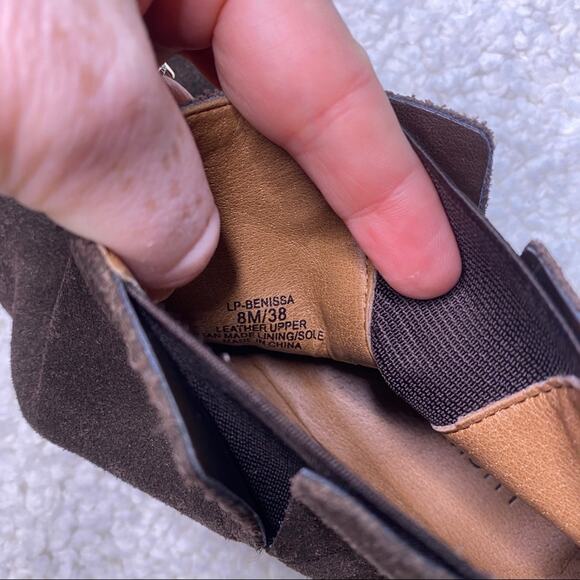 Lucky Brand Brown Leather Ankle Boot 8 - Picture 8 of 9